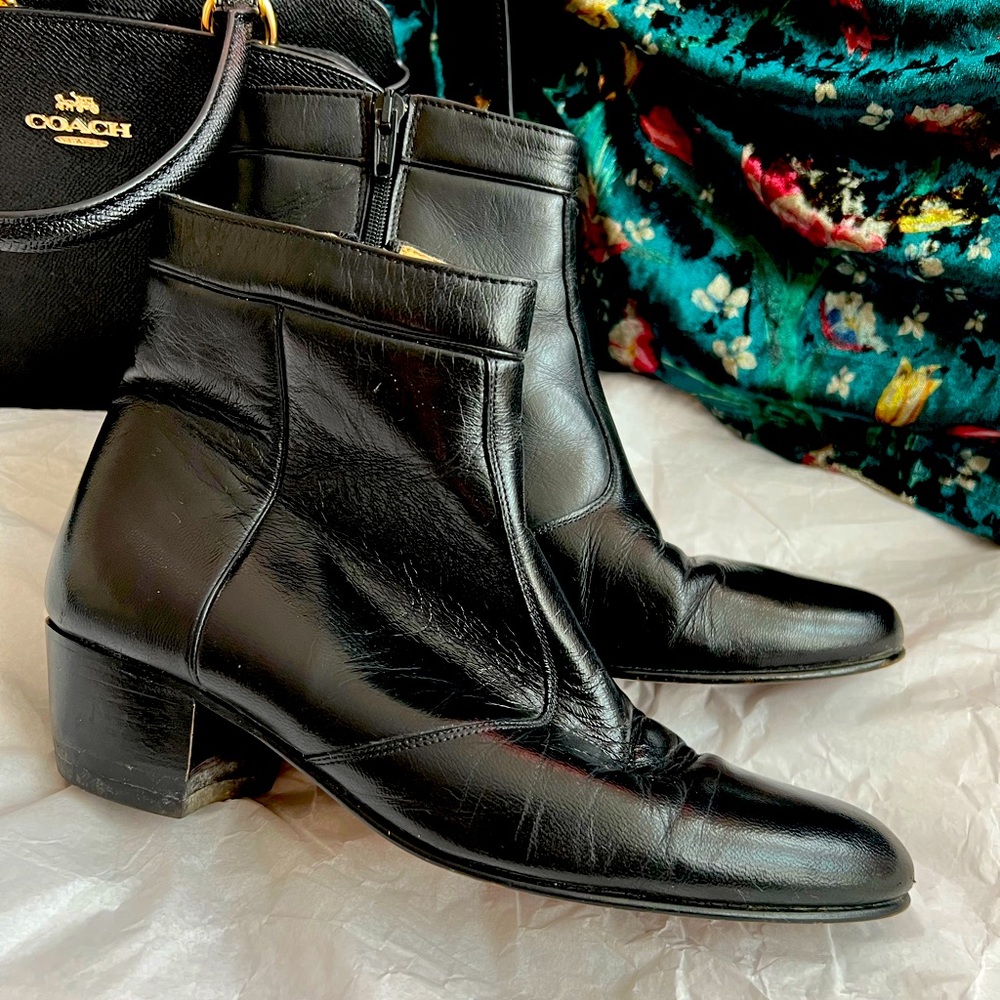 Black Vintage Booties